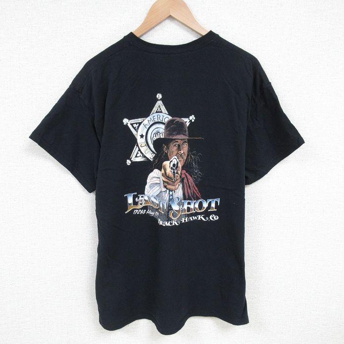 50%OFF】XL/古着 半袖 Tシャツ メンズ ラストショット コットン クルー