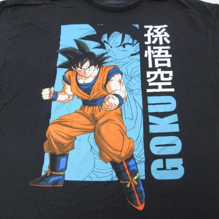 XL/古着 半袖 Tシャツ メンズ アニメ ドラゴンボールZ 孫悟空 コットン