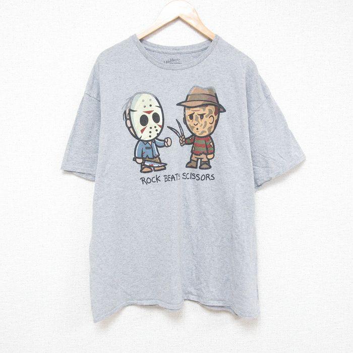 XL/古着 半袖 Tシャツ メンズ ホラー映画 エルム街の悪夢 フレディ 