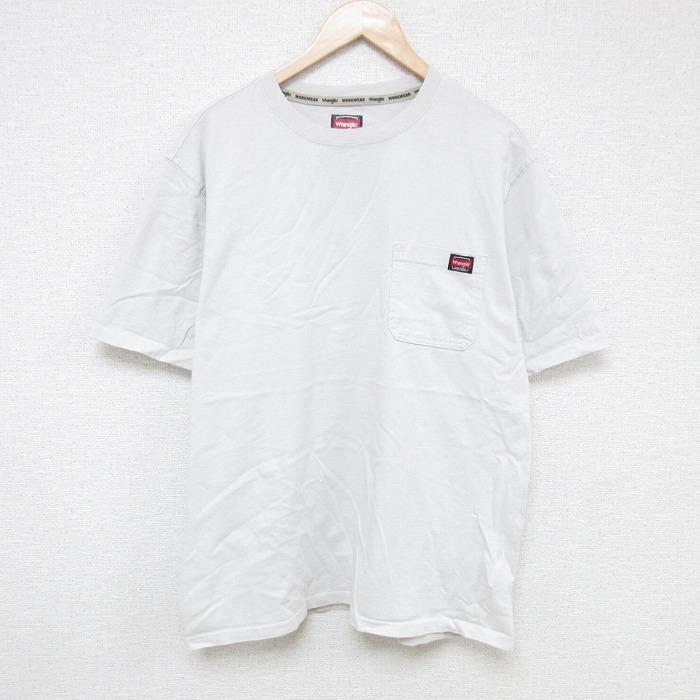 Wrangler（ラングラー） XL/古着 半袖 Tシャツ メンズ 胸ポケット付き