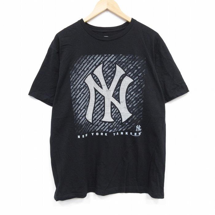 MLB XL/古着 半袖 Tシャツ メンズ ニューヨークヤンキース コットン 