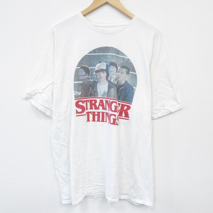 XL/古着 半袖 Tシャツ メンズ ドラマ ストレンジャーシングス 大きい