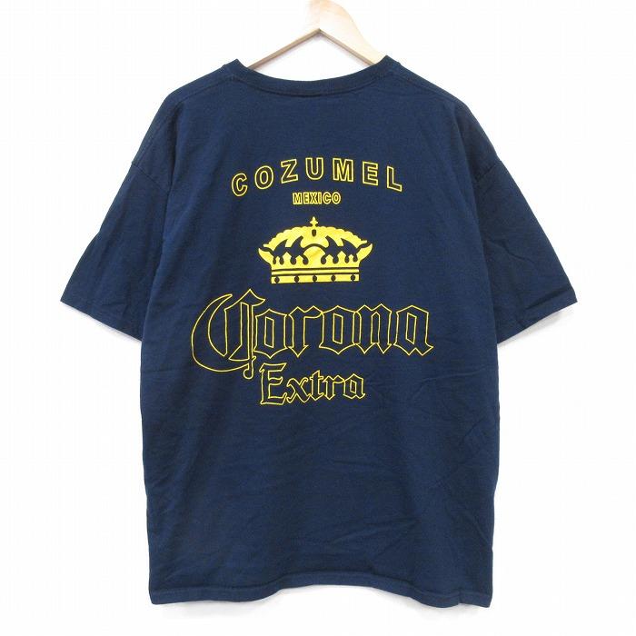 XL/古着 半袖 Tシャツ メンズ コロナビール 大きいサイズ コットン