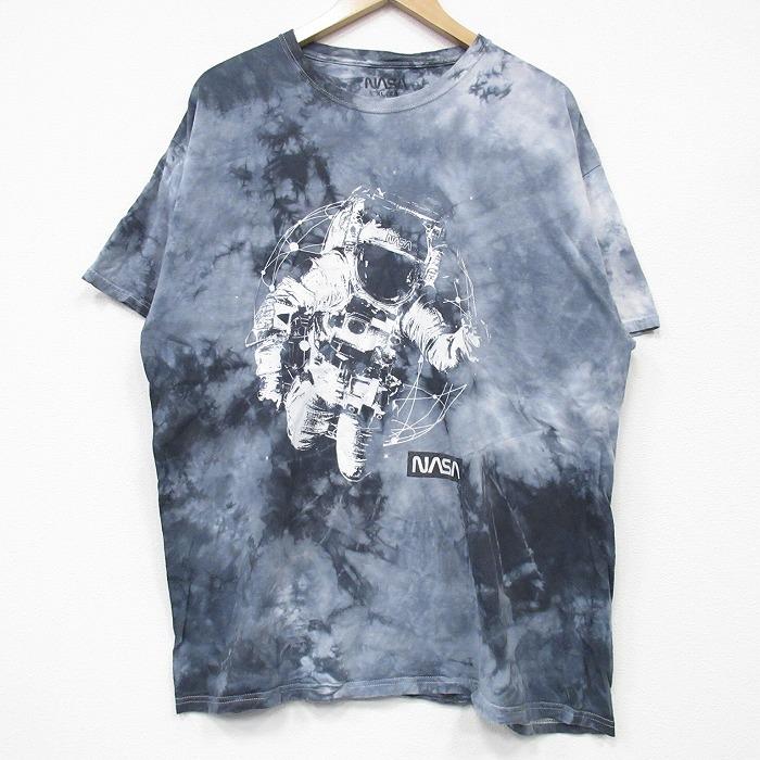 XL/古着 半袖 Tシャツ メンズ NASA 宇宙飛行士 コットン クルーネック