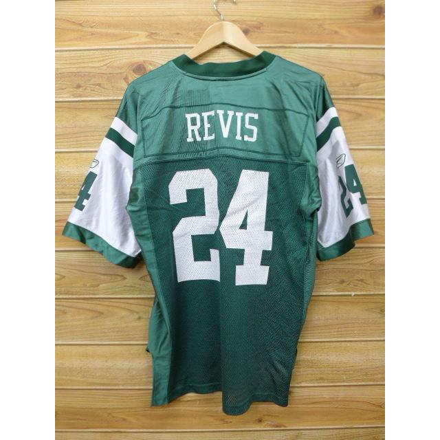 L 古着 フットボール Tシャツ リーボック Reebok Nfl ニューヨークジェッツ ダレルリーヴィス 緑 グリーン アメフト スーパーボウル 18apr13 中古 メンズ Tsb 古着屋rushout 通販 Yahoo ショッピング