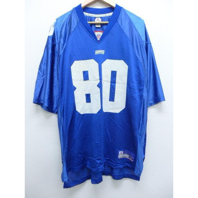 Xl 古着 フットボール ジャージ Tシャツ リーボック Reebok Nhl ニューヨークジャイアンツ ジェレミージョッキー 大きいサイズ 青 ブルー アメフト スーパーボウ Tsb19041501 古着屋rushout 通販 Yahoo ショッピング