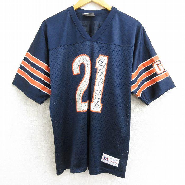 L/古着 半袖 ビンテージ フットボール Tシャツ メンズ 90s ウール  