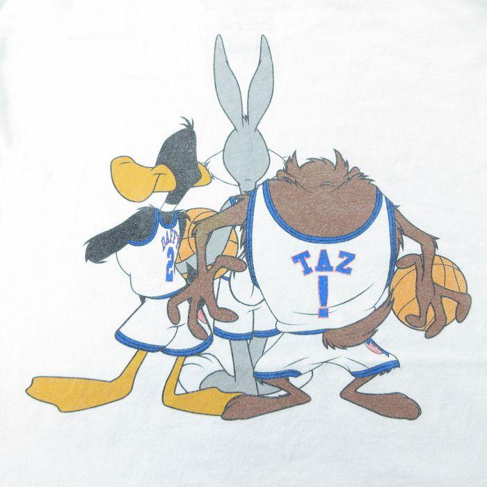 L/古着 長袖 Tシャツ メンズ ルーニーテューンズ バッグスバニー 