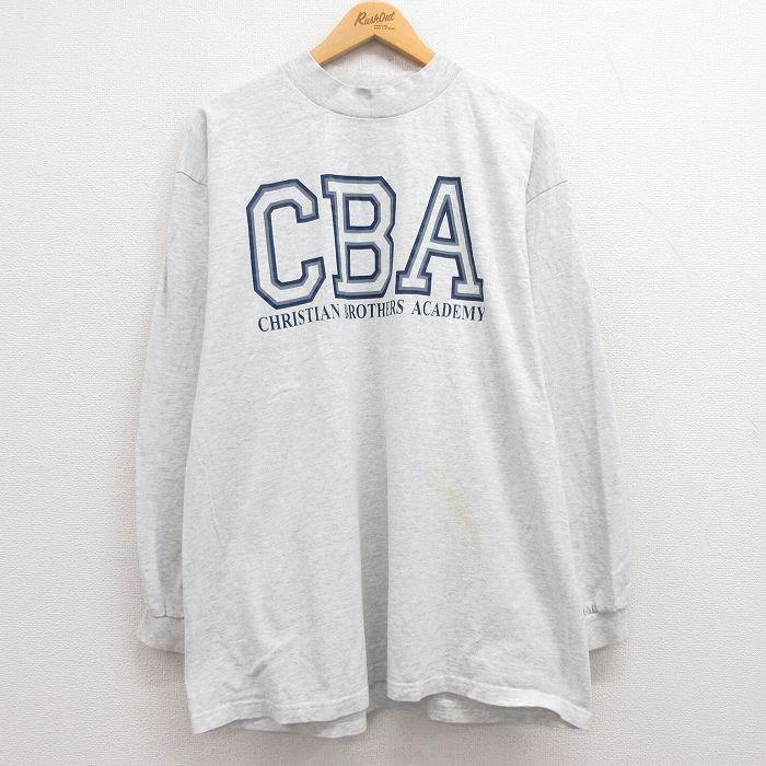 Lee（リー） XL/古着 長袖 ビンテージ Tシャツ メンズ 90s CBA 大きい