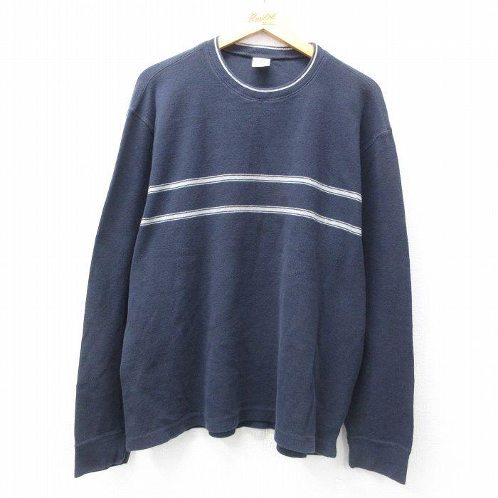 OLD NAVY（オールドネイビー） XL/古着 長袖 Tシャツ メンズ 大きい 