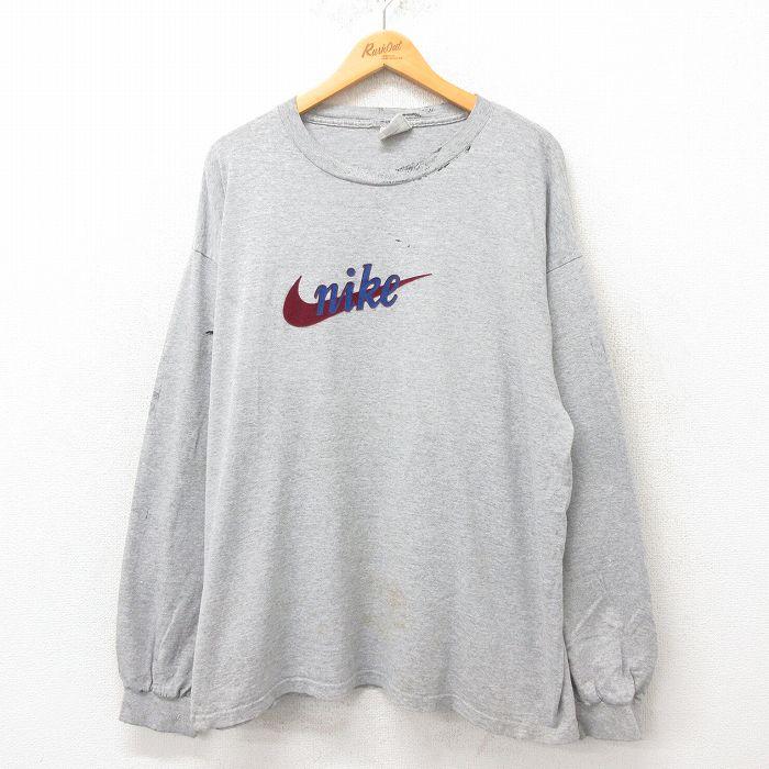 NIKE（ナイキ） XL/古着 長袖 ビンテージ Tシャツ メンズ 90s 