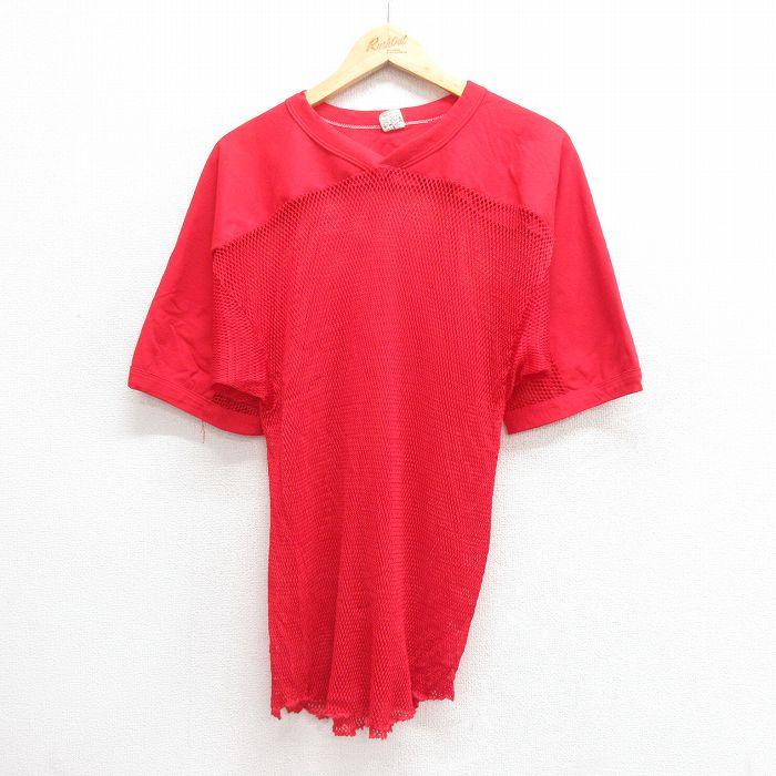 M/古着 ラッセル 半袖 ビンテージ フットボール Tシャツ メンズ 70s