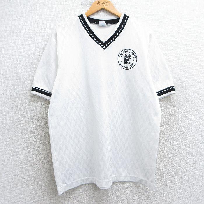 XL/古着 半袖 ビンテージ サッカー Tシャツ メンズ 90s ウェルスレイ 6