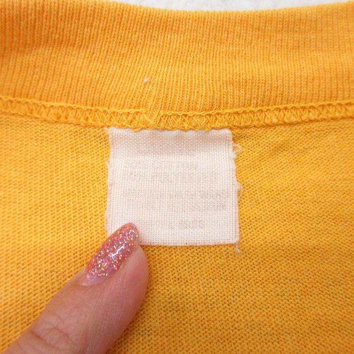 50%OFF】M/古着 7分袖 ビンテージ フットボール Tシャツ メンズ 80s V