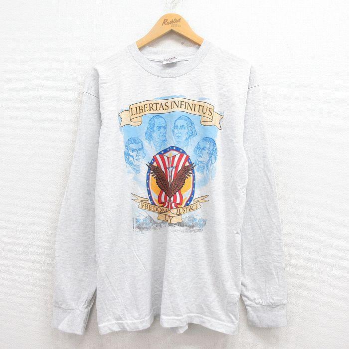 BABYL パーカー Tシャツ 中古 グッズ 古着 50%OFF】L/古着 長袖 ビンテージ Tシャツ メンズ 00s トーマス