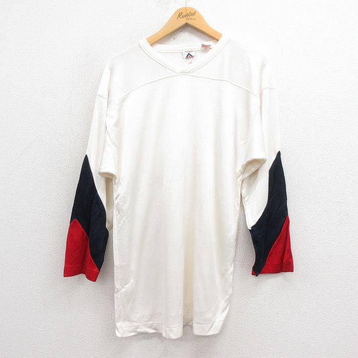 古着 80’s フットボール Tシャツ 白 古着 80's フットボール Tシャツ 白