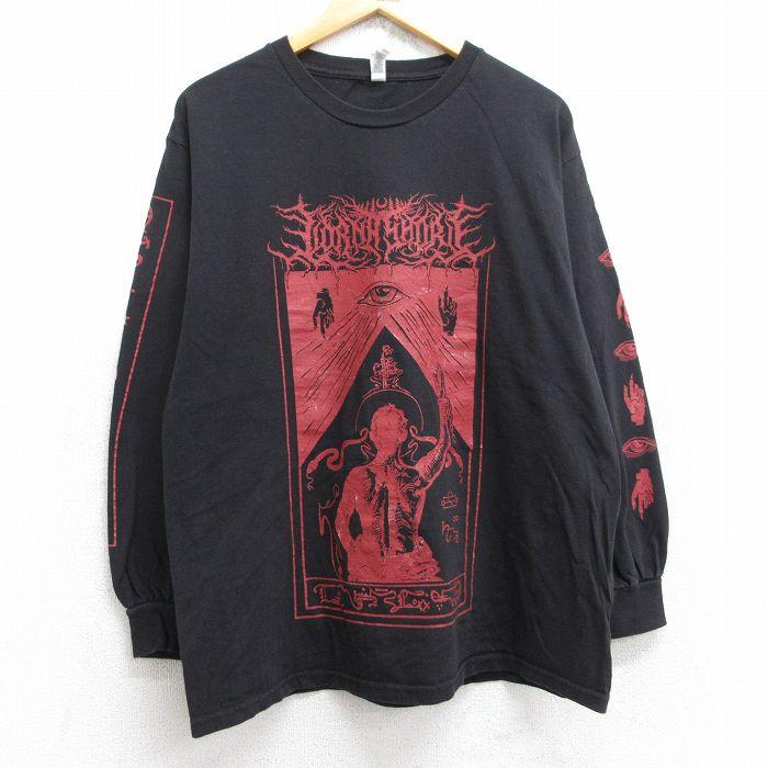 古着 00s クイーン 半袖 シャツ ロック バンド ブラック 黒 レッド 赤