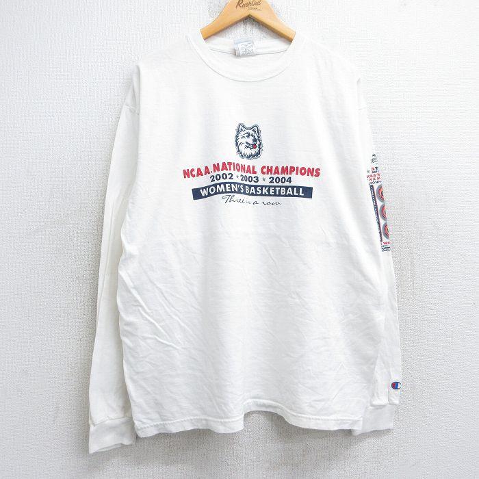 Champion（チャンピオン） XL/古着 長袖 ビンテージ Tシャツ メンズ