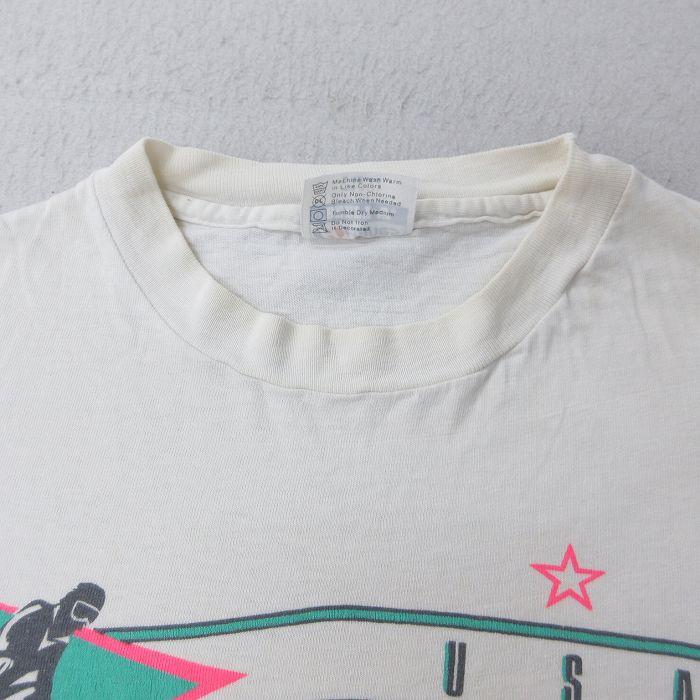 LANGE（ラング） M/古着 ヘインズ 長袖 ビンテージ Tシャツ メンズ 80s 