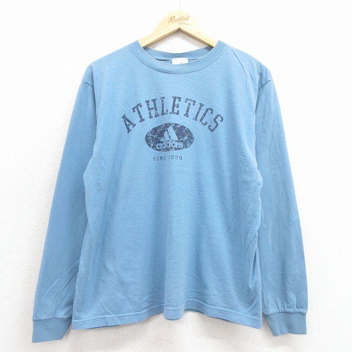 adidas（アディダス） L/古着 長袖 ビンテージ Tシャツ メンズ 90年代