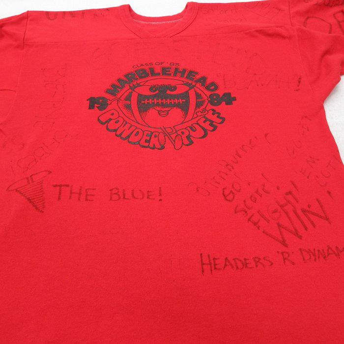 HEAD（ヘッド） XL/古着 ラッセル 7分袖 ビンテージ フットボール T