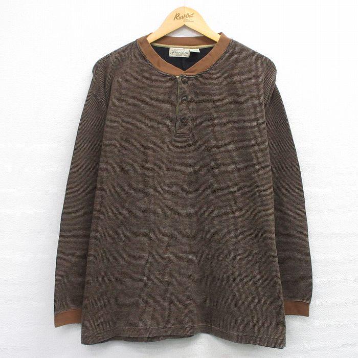 XL/古着 セントジョンズベイ 長袖 ビンテージ サーマル Tシャツ メンズ 