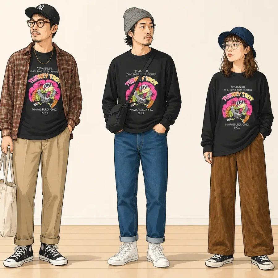 SCREEN STARS（スクリーンスターズ） M/古着 長袖 ビンテージ Tシャツ