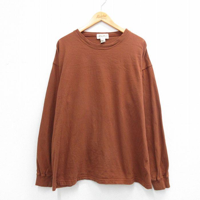Eddie Bauer（エディーバウアー） XL/古着 長袖 ビンテージ Tシャツ