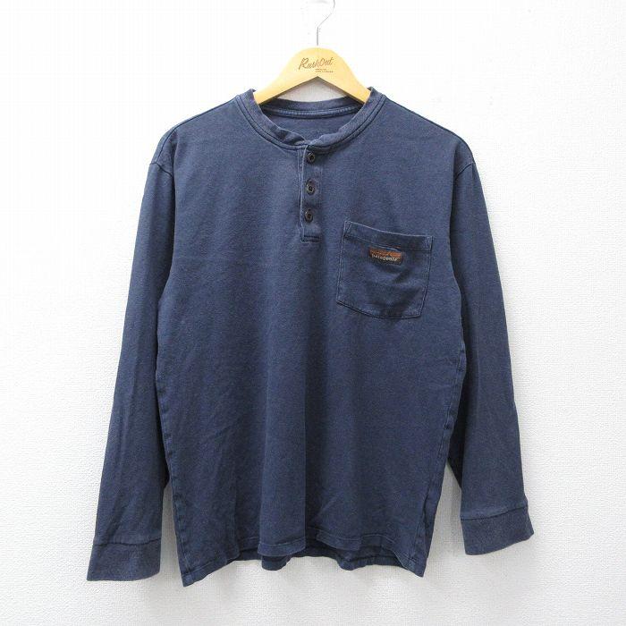patagonia（パタゴニア） L/古着 長袖 Tシャツ メンズ ワンポイント