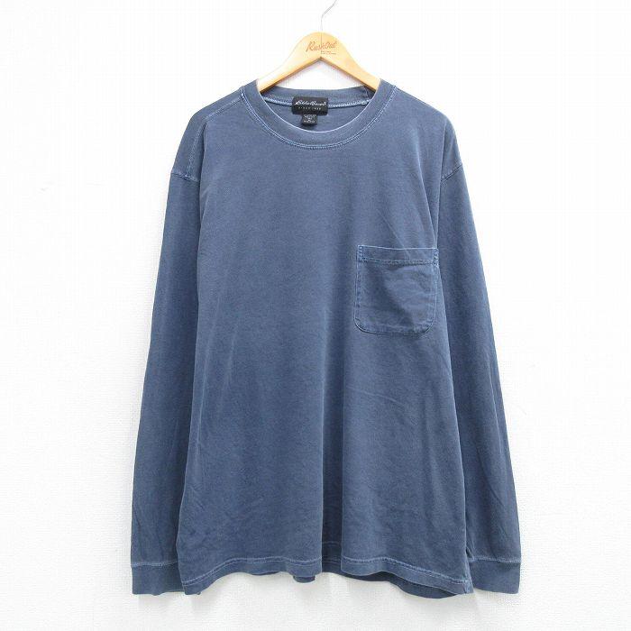 90s エディーバウアー USA製 ロンT tシャツ 長袖 XL ビンテージ Eddie Bauer（エディーバウアー） XL/古着 長袖 ビンテージ Tシャツ