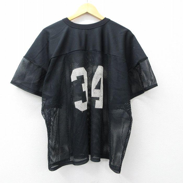 XL/古着 ラッセル 半袖 ビンテージ フットボール Tシャツ メンズ 90
