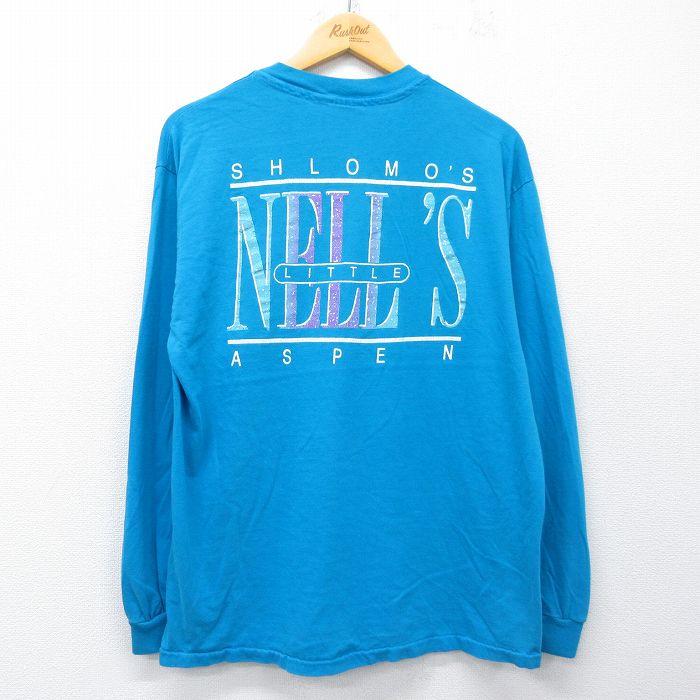 Hanes（ヘインズ） L/古着 長袖 ビンテージ Tシャツ メンズ 90年代 90s