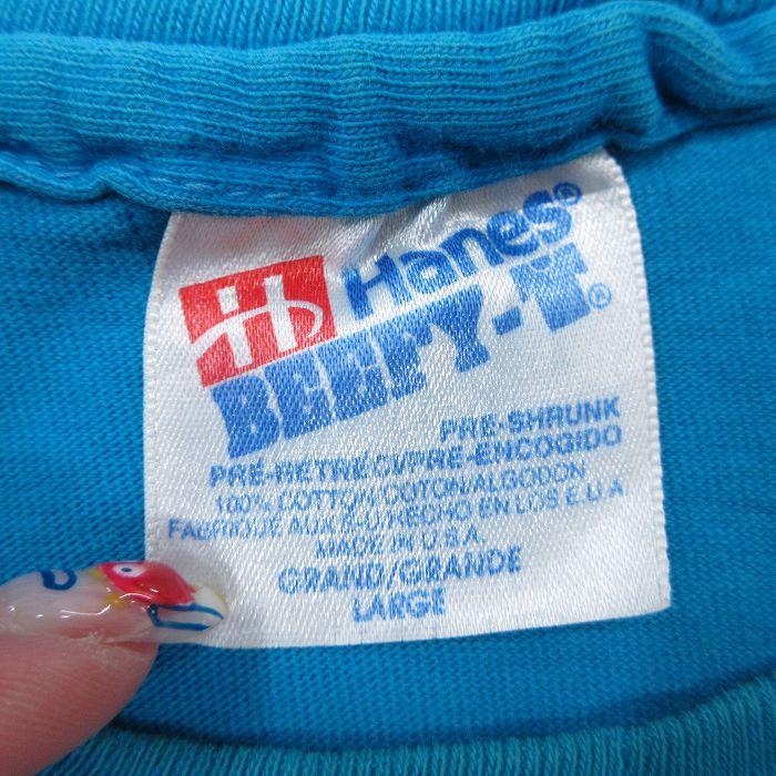 Hanes（ヘインズ） L/古着 長袖 ビンテージ Tシャツ メンズ 90年代 90s
