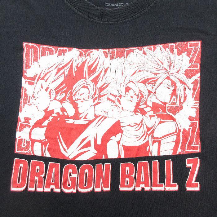 S/古着 長袖 Tシャツ メンズ アニメ ドラゴンボールZ コットン クルー
