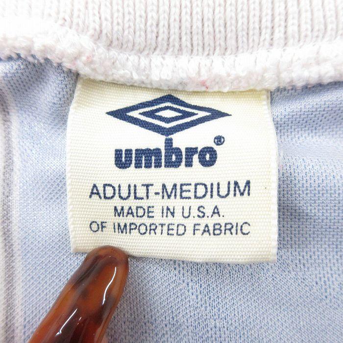 アンブロ 90s サッカーシャツ メンズ ビンテージ フットボール 白 半袖 L/古着 アンブロ 半袖 ビンテージ サッカー メンズ 90年代 90s SOUTH