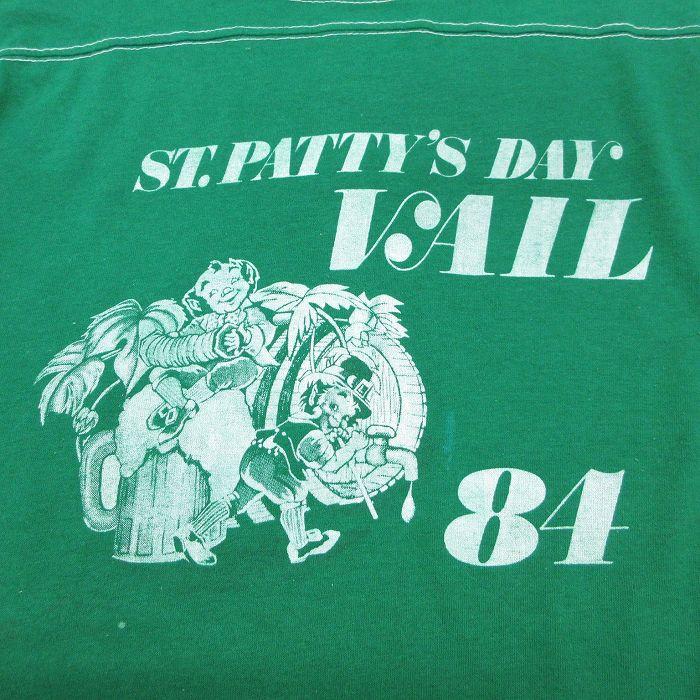 L/古着 半袖 ビンテージ フットボール Tシャツ メンズ 80年代 80s