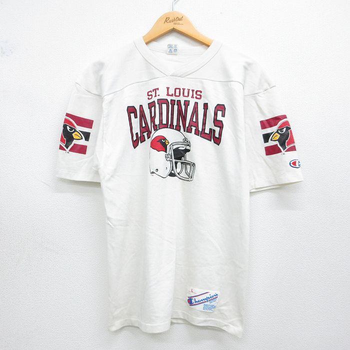 Champion（チャンピオン） M/古着 半袖 ビンテージ フットボール T