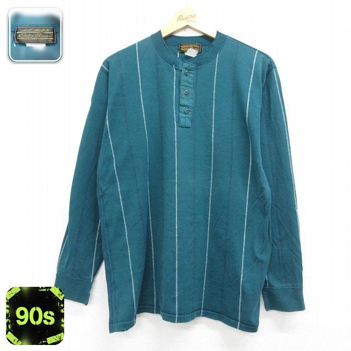 XL/古着 エディーバウアー 長袖 ビンテージ Tシャツ メンズ 90年代 90s 