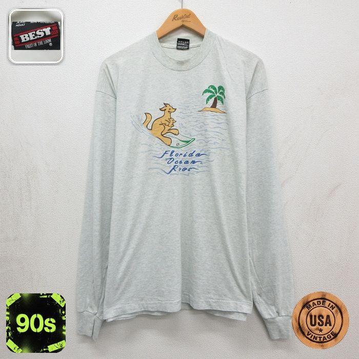 FRUIT OF THE LOOM（フルーツオブザルーム） XL/古着 長袖 ビンテージ