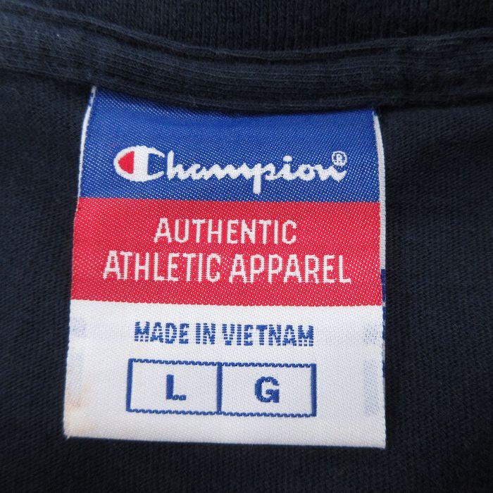 Champion（チャンピオン） XL/古着 長袖 ビンテージ フットボール T