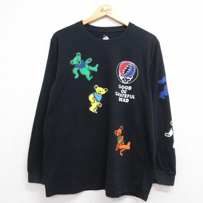 XL/古着 長袖 ロック バンド Tシャツ メンズ グレイトフルデッド