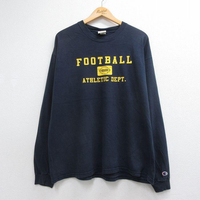 Champion（チャンピオン） XL/古着 長袖 ビンテージ Tシャツ メンズ 00