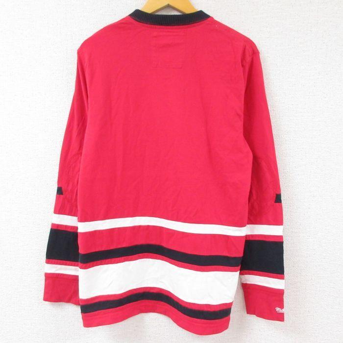 M/古着 長袖 Tシャツ メンズ NHL シカゴブラックホークス M/古着 長袖 Tシャツ メンズ NHL シカゴブラックホークス
