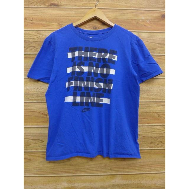 M 古着 Tシャツ ナイキ Nike 青 ブルー 18jul12 中古 メンズ 半袖 Tsbd 古着屋rushout 通販 Yahoo ショッピング