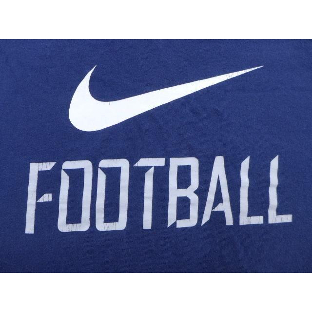 M 古着 Tシャツ ナイキ Nike フットボール ロゴ 紺 19jul30 中古 メンズ 半袖 Tsbd 古着屋rushout 通販 Yahoo ショッピング