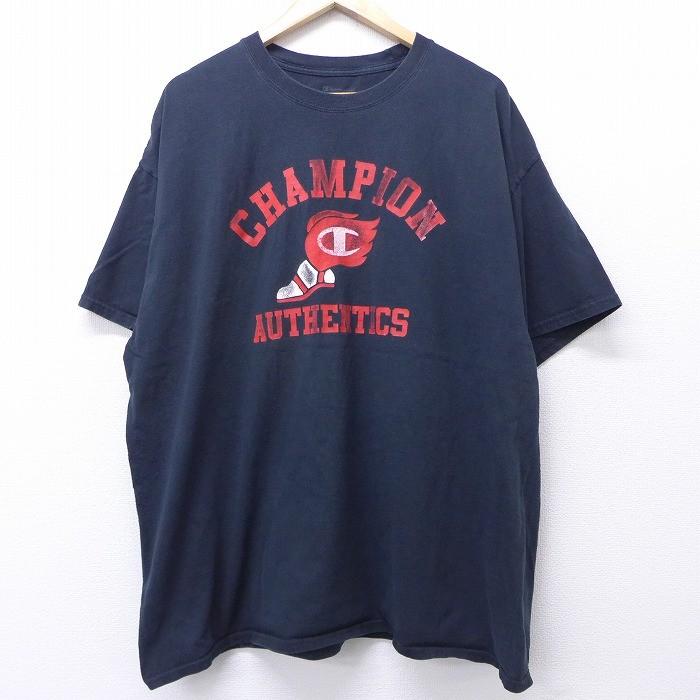 Xl 古着 半袖 Tシャツ チャンピオン Champion オーセンティックス ウィングフィット 大きいサイズ 黒 ブラック apr28 中古 メンズ Tsbd 古着屋rushout 通販 Yahoo ショッピング