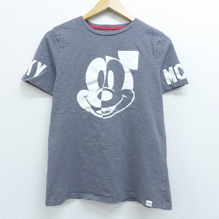 S 古着 半袖 ブランド Tシャツ ギャップ Gap ディズニー Disney ミッキー Mickey Mouse コットン クルーネック グレー jun04 中古 メンズ Tsbd 古着屋rushout 通販 Yahoo ショッピング