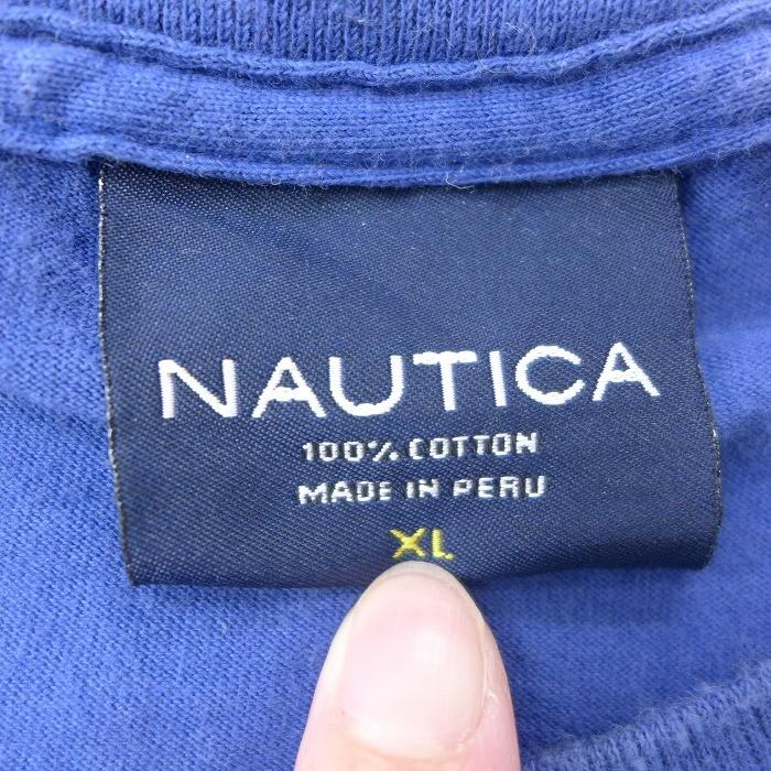 Xl 古着 半袖 ブランド Tシャツ ノーティカ Nautica 船 ロゴ イタリアン 大きいサイズ コットン クルーネック 紺 ネイビー jun05 中古 メンズ Tsbd 古着屋rushout 通販 Yahoo ショッピング