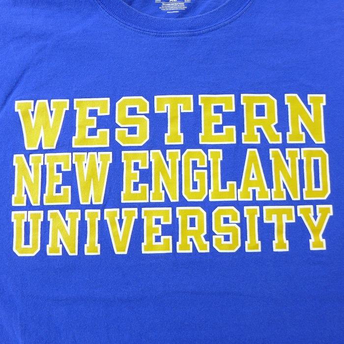 Xl 古着 半袖 ブランド Tシャツ チャンピオン Champion ウェスタンニューイングランド 大学 コットン クルーネック 青 ブルー jul15 中古 メンズ Tsbd 古着屋rushout 通販 Yahoo ショッピング