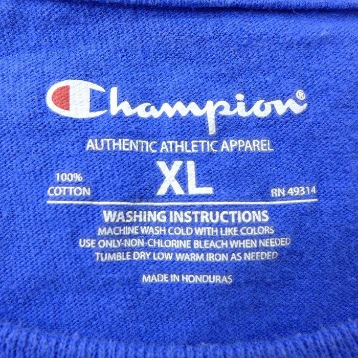 Xl 古着 半袖 ブランド Tシャツ チャンピオン Champion ウェスタンニューイングランド 大学 コットン クルーネック 青 ブルー jul15 中古 メンズ Tsbd 古着屋rushout 通販 Yahoo ショッピング